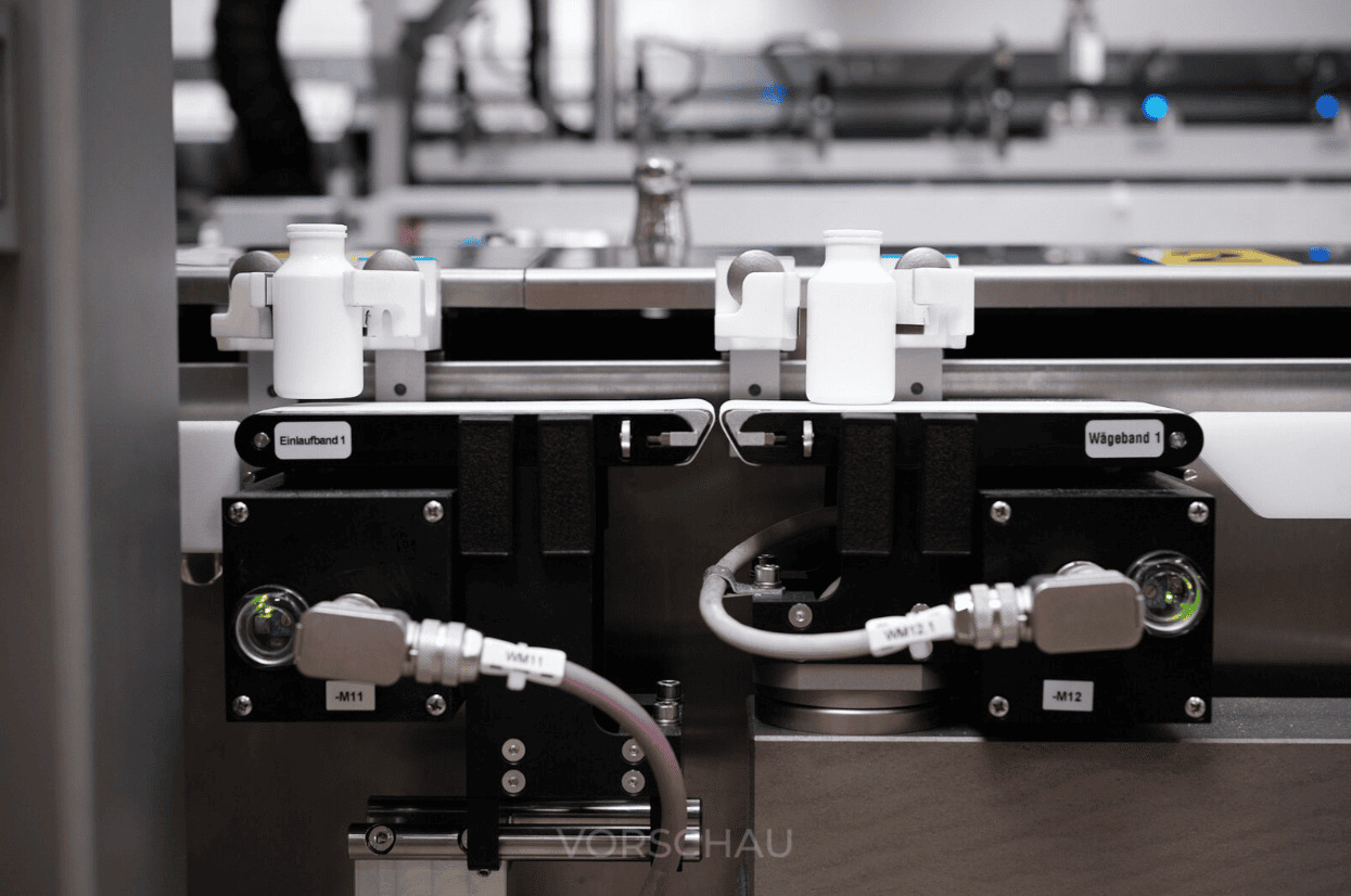 Rotzinger PharmaPack VarioFill Filling and Capping Machine 100 % In Process Control