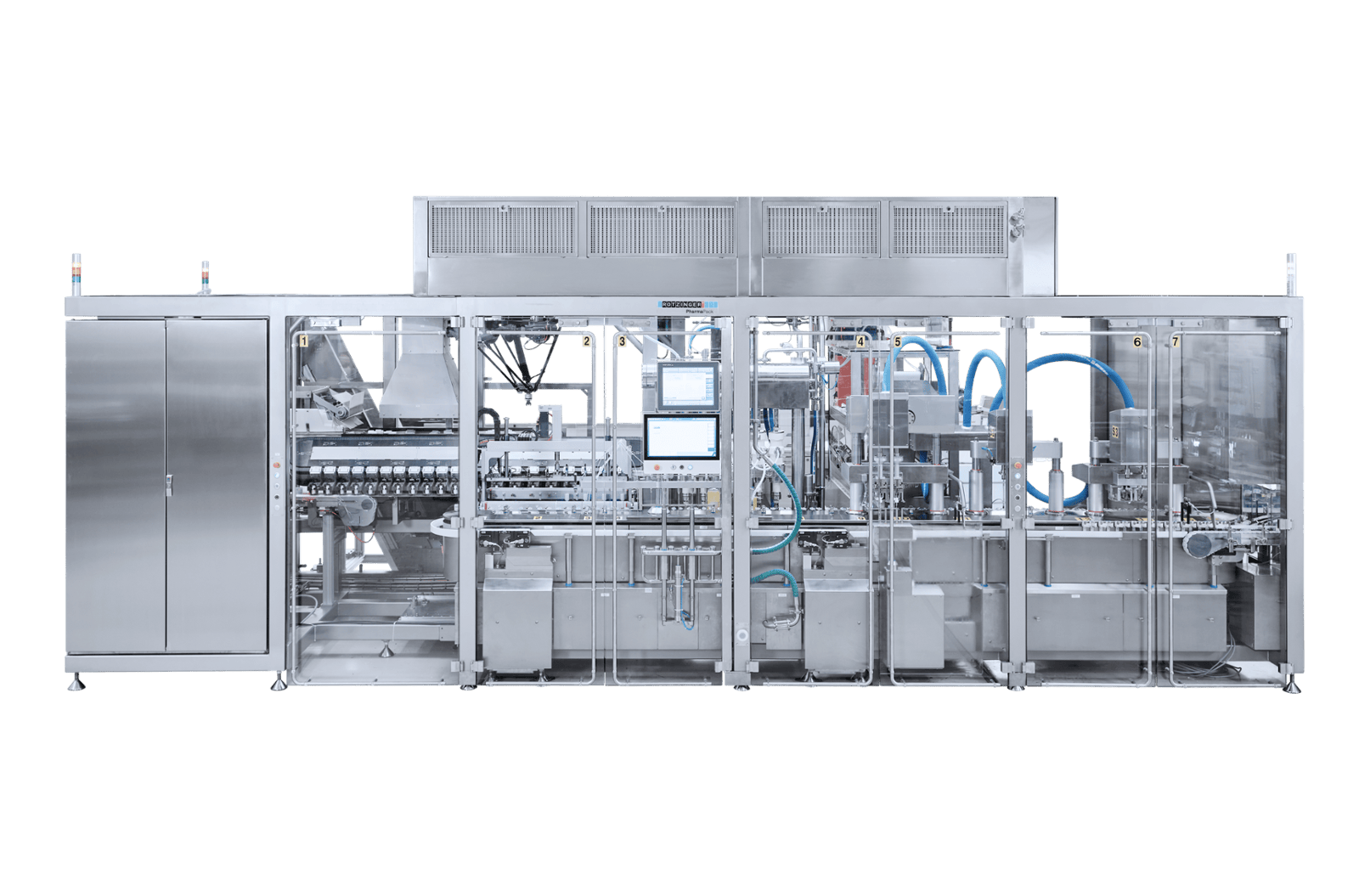 Rotzinger PharmaPack VarioFill Filling and capping machine